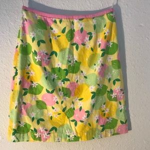 MLilly Pulitzer lemon skirt